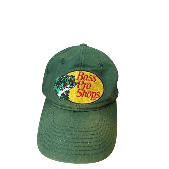 Bass Pro Shops Other - Bass Pro Shops Forest Green Snapback Trucker Hat Gone Fishing Logo Cap